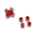thumbnail image 5 of eXtremeRate Two-Tone Carmine Red & Clear Dpad Action Buttons Replacement D-pad Face Buttons for PS5 Controller BDM-010/020/030/040, 5 of 9