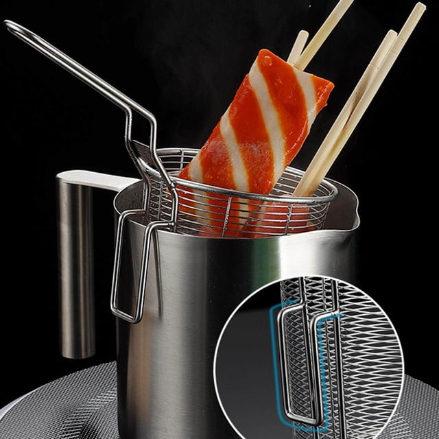 facefd Frying Basket French Fries Basket Easy Clean for Cooking Frying Noodles 13.5cm