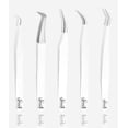 thumbnail image 1 of SIVOTE Eyelash Extension Tweezers for Classic & Volume Lashes, 5-Pack, White, 1 of 7
