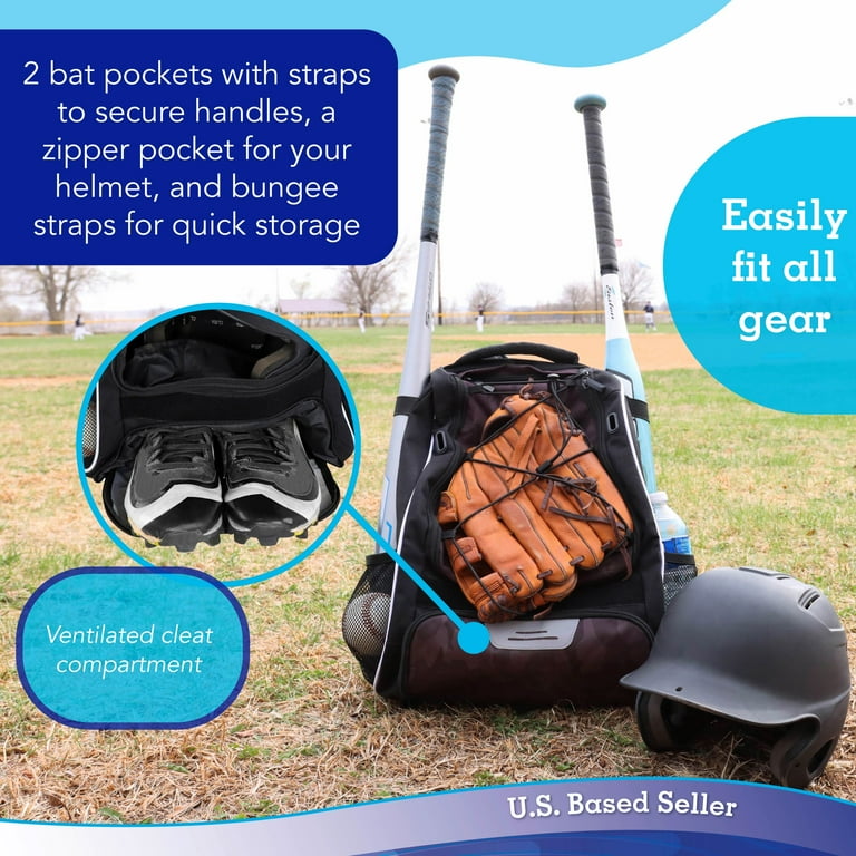 Sac De Transport Easton Pour Batte De Baseball / Softball - Noir, 30cm, Avec Bandoulière, Occasion