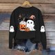 thumbnail image 5 of Ailaofu Halloween Cute Sweatshirt For Women Long Sleeve Pullover Graphic Basic Tops Casual Fall Fashion Sweatshirts, 5 of 7