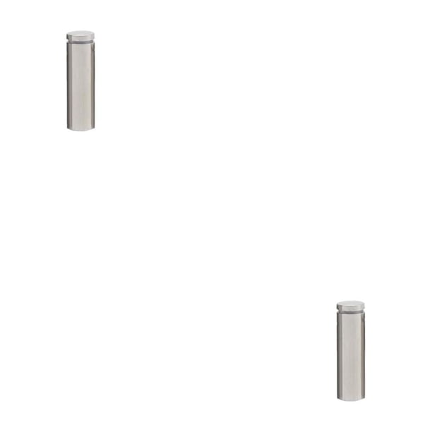 Tornillo publicitario Kenally Acero inoxidable Hueco Duradero Vidrio de alto brillo 16x50mm 2Conjunto