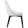 thumbnail image 4 of Modern Contemporary Urban Design Kitchen Room Dining Side Chair, White, Faux Leather, 4 of 5