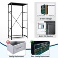 thumbnail image 4 of Sports Theme Dresser for Bedroom with 4 Storage Drawers American Football Field Grunge Dressers Chest of Drawers Steel Framed Fabric Closet Organizers for Entryway Boys Room, 4 of 7