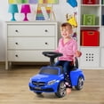 thumbnail image 6 of TOBBI 3 in 1 Ride on Push Car for Toddlers Mercedes Benz Licensed Stroller Sliding and Working Car with Canopy, Music, Horn, Cup Holder, 6 of 13