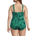 thumbnail image 3 of Lands' End Women's Plus Size SlenderSuit Grecian Tummy Control One Piece Swimsuit, 3 of 3