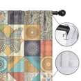 thumbnail image 4 of Blackout Kids Curtains,Multicolor Ethnic Floral and Butterfly Pattern Childrens Insulated Curtains Set Of 2,Bedroom Essentials,Toddler Room Decor 42x63in(106x160cm), 4 of 5