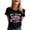 11Black, variant on Women'S USA 250th Anniversary Graphic Tee American Flag V Neck 1/4 Sleeve Casual T-Shirt Daily Wear