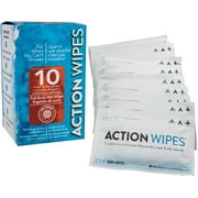 Action Wipes Full-Body Wet Wipes, 10 count