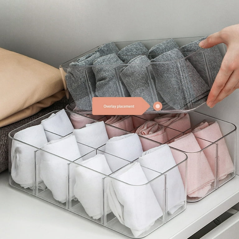 Acrylic Underwear Socks Drawer Storage Box