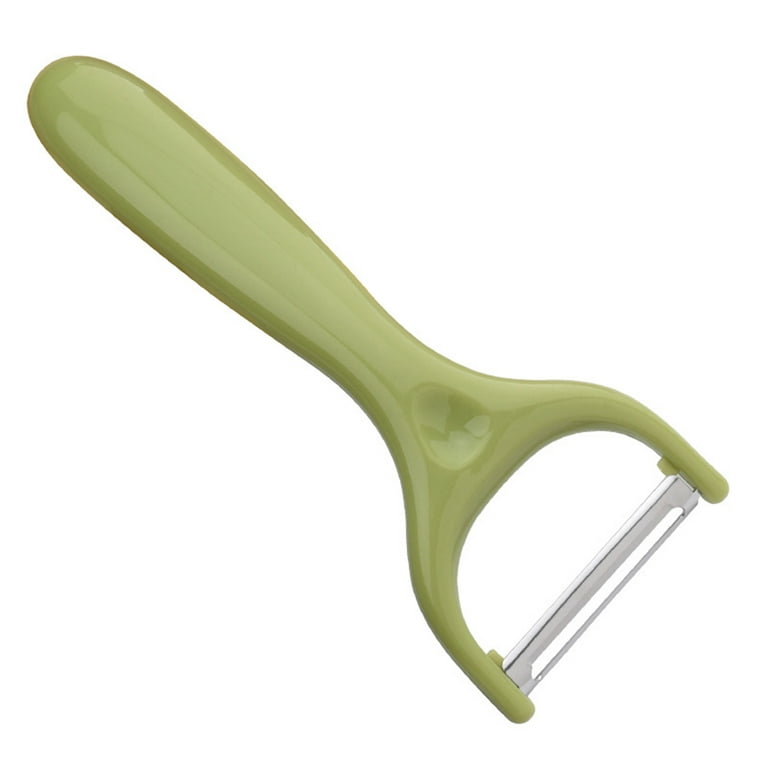 TVCMALL Y-Shaped Potato Peeler Stainless Steel Vegetable Peeler Kitchen Tool (BPA Free, No FDA Certificate) - Fluorescent Green