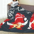thumbnail image 6 of Pofeuu Cute Christmas Gnomes (2) Print Ultra-Soft Micro Fleece Blanket,for Bed Or Sofa,All Season Throw Blankets Flannel Blanket-40"x30", 6 of 7