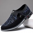 thumbnail image 4 of Zapatos casuales para hombre, sin cordones, a la moda, para negocios, transpirables, para primavera, gran oferta, mocasines para hombre, color azul (26 cm), 4 of 4