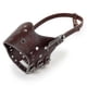thumbnail image 2 of Adjustable Soft Leather Muzzle for Dogs - Secure and Breathable 26s, 2 of 3