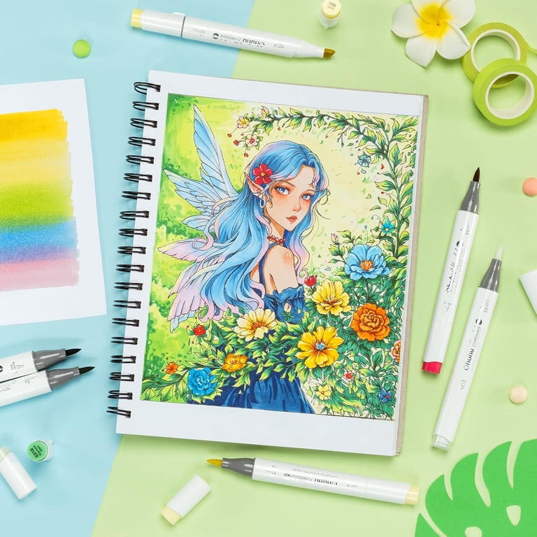 Copic Markers Pens For Coloring Books Rainbow Primaries; Copic Markers Ciao Artist Doodle Set; Copic Ciao Marker  Doodle Pack Drawing Art Set; Adult Coloring Books UK