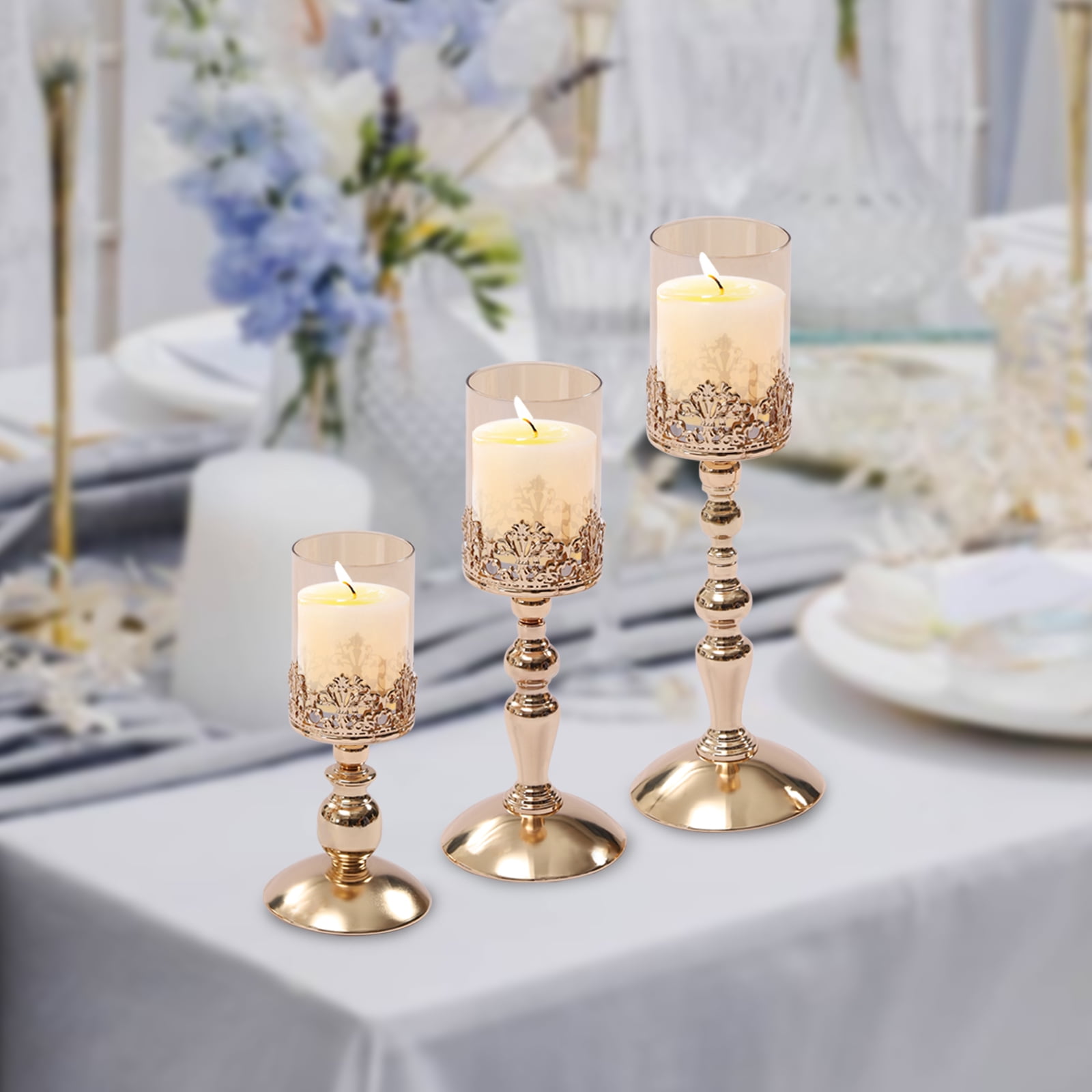 Modern Pillar Candle Holders