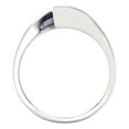 thumbnail image 4 of Solitaire Engagement Ring for Women - 1ct Natural Amethyst in 14K White Gold Promise Ring, 4 of 6