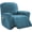 Blue, variant on AIGIA 4-Pieces Recliner Chair Cover Velvet Stretch Recliner Couch Covers for Reclining Chair Slipcovers Non Slip Form Fitted
