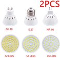 thumbnail image 2 of Bombillas LED E27 para iluminación interior, bombillas MR16 GU10 de 220V/110V, 3 temperaturas de Color diferentes para ahorro de energía, 27, 54, 72, para el hogar, 2 piezas, 2 of 4