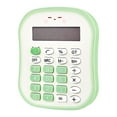 thumbnail image 2 of SPOORYYO Standard 12-Digit Calculator - Plastic, Large Display, Round Candy Color Buttons, Quiet & Sensitive, Portable for Office/Home/School (Pink, Brown, Green), 2 of 6