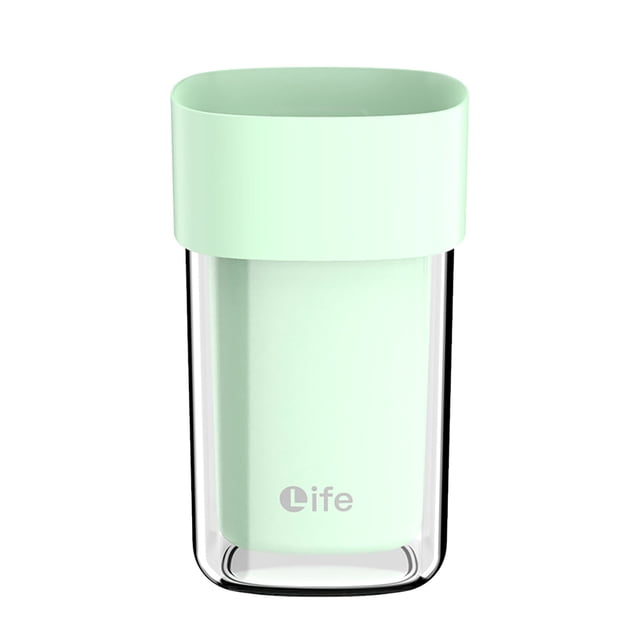 Portacepillos de dientes Miyuadkai Liquidación Vaso para enjuague bucal Hogar Viaje Portátil Moda Vaso para cepillado Vaso para lavado Cocina Verde