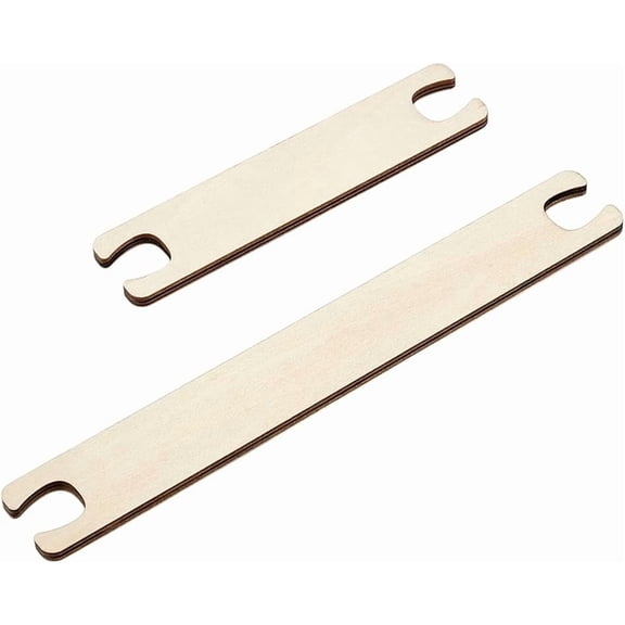 PH 2Pcs Wooden Weaving Shuttle Weaving Tools Crochet Needle Weaving Loom Crochet Kit Supplies Weaving Sticks Crochet Hook Loom Tools for Weaving Knitting Yarn Tapestry Sewing