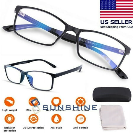 Anti Blue Light Glasses Reflecter Blocking Computer Gaming Protection Eye Strain