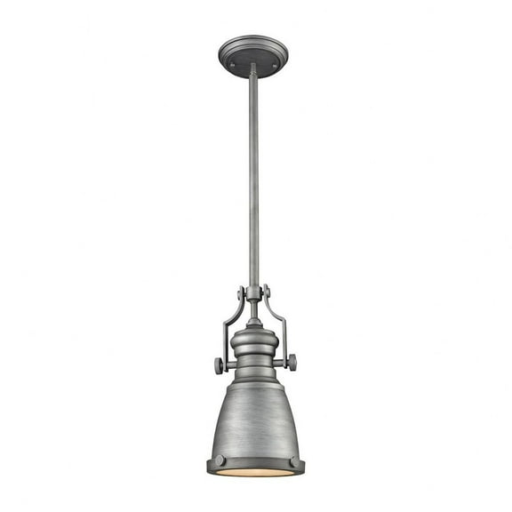 66589-1-Elk Home-Chadwick - 1 Light Mini Pendant in Transitional Style with Urban/Industrial and Country/Cottage inspirations - 14 Inches tall and 8