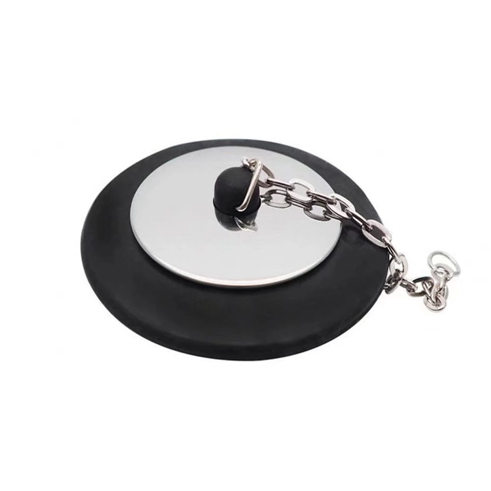 Drain Protector,Kitchen Sink Bathroom Tub Drain Cover Plug with Chain