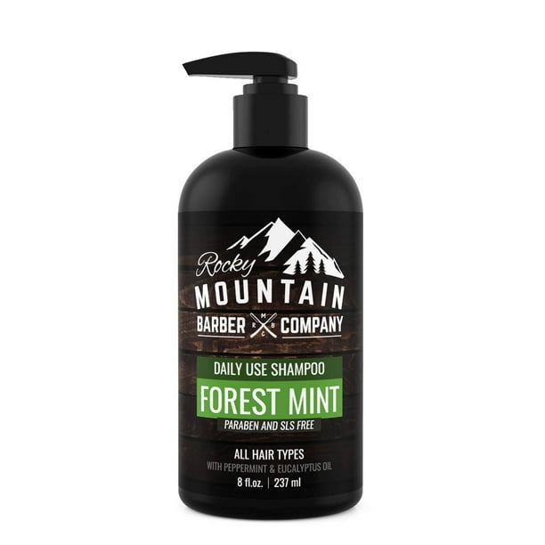 Men's Shampoo Tea Tree Oil, Peppermint & Eucalyptus for All Hair