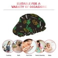 thumbnail image 7 of Gaeub Pineapples Shower Caps for Women Men,Double Waterproof Layers Bathing Hat,Elastic and Reusable Bath Caps, 7 of 7