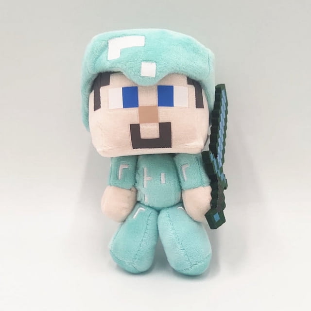 Muñeco de peluche de Animal de Minecraft, muñeco de colección suave, cerdo, Enderman, Creeper, oveja, 1 unidad