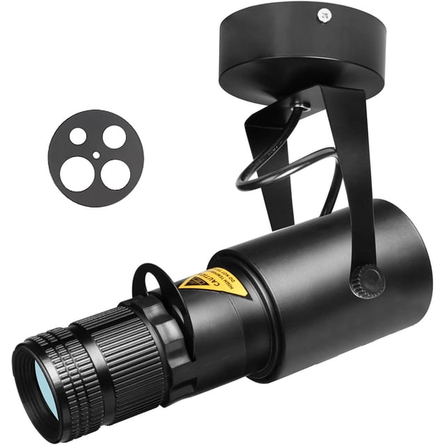 Projecteur à Épingle pour Disco, Éclairage de Scène de Club, Faible Consommation d'Énergie 15W LED Mise au Point Manuelle Ouvertures Réglables