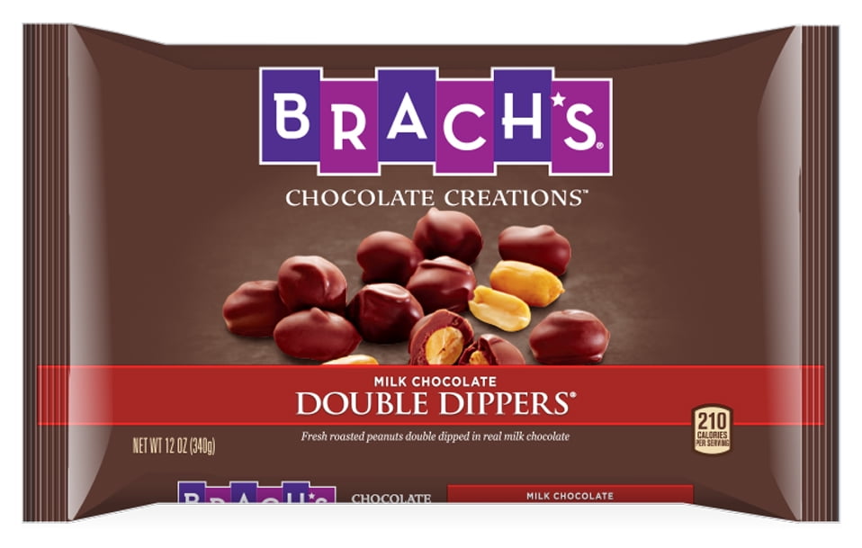 Brachs Double Dipped Chocolate Peanuts Candy 12 Oz