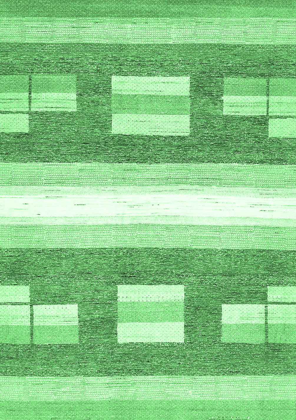 Ahgly Company Indoor Rectangle Solid Emerald Green Modern Area Rugs, 2 ...