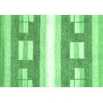 thumbnail image 1 of Ahgly Company Indoor Rectangle Solid Emerald Green Modern Area Rugs, 8' x 12', 1 of 4
