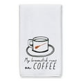 thumbnail image 2 of Creative Products Broomstick Runs on Coffee 16 x 25 Tea Towel Set of 2, 2 of 5