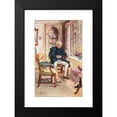 thumbnail image 2 of Henry Matthew Brock 13x18 Black Modern Framed Museum Art Print Titled - Jackanapes Leaned Back in His One of the Two Chippendale Arm·Chairs (1923), 2 of 5