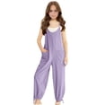 thumbnail image 2 of Girls Sleeveless Jumpsuit with Adjustable Spaghetti Straps and Side Pockets Casual Summer Romper for Big Kids and Comfortable Pull On Play Outfit Easter Jumpsuit Women 13-14 Years, 2 of 9