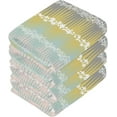 thumbnail image 2 of Coolnut 6 PCS Beautiful Chevron Floral Washcloths, 12 X 12 Inches Cotton Wash Cloths, Highly Absorbent and Soft Face Towels for Bathroom,Gym,Hotel and Spa, 2 of 6