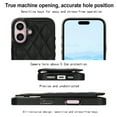 thumbnail image 2 of Mantto Case for iPhone 16 Back Wallet Case, Card Slots Holder RFID Blocking Luxury PU Leather Shockproof Cover, Double Magnetic Buttons Kickstand Case for iPhone 16, Black, 2 of 8