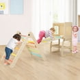 thumbnail image 4 of Costway Ensemble de Jouets d'Escalade 7-en-1 pour Tout-Petit avec Rampe Réversible Marchepied Marchepied Convertible Multicolore, 4 of 10