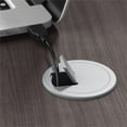 thumbnail image 4 of Studio C 66W x 30D Office Desk in Storm Gray - Engineered Wood, 4 of 6