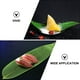 thumbnail image 5 of 50pcs de sushi bambúo de bambú de plato de sushi decoración de bambú hojas de decoración sashimi esteras de decoración, 5 of 6
