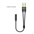 thumbnail image 4 of 3.5mm Female to 2 Male Mono Stereo Y-Cable Splitter Compatible for Home Stereo, 4 of 6