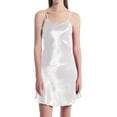 thumbnail image 3 of Women Lingerie One-piece Long Dress Sling O-Neck Inner Lap Chemise Nightdress, 3 of 8