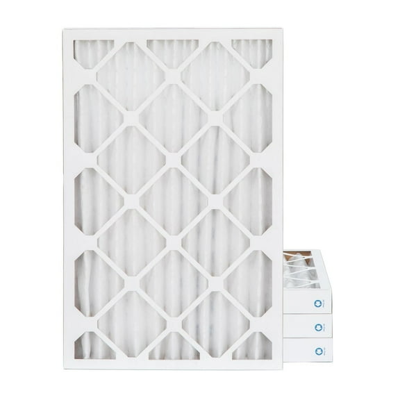 16x25x2 MERV 11 Pleated AC Furnace Air Filters. 4 Pack. Made in USA.