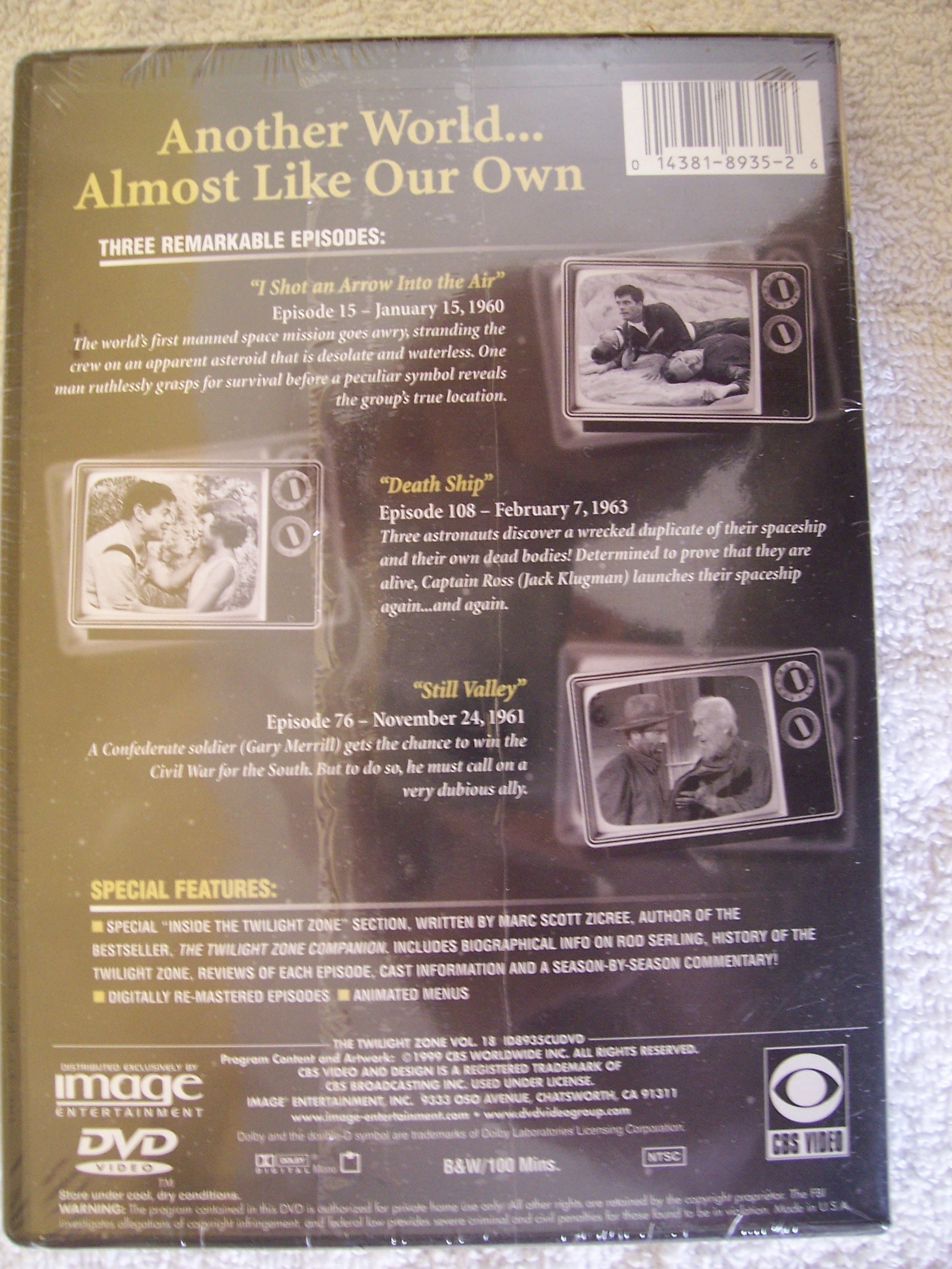 The Twilight Zone: Vol. 18 DVD NEW