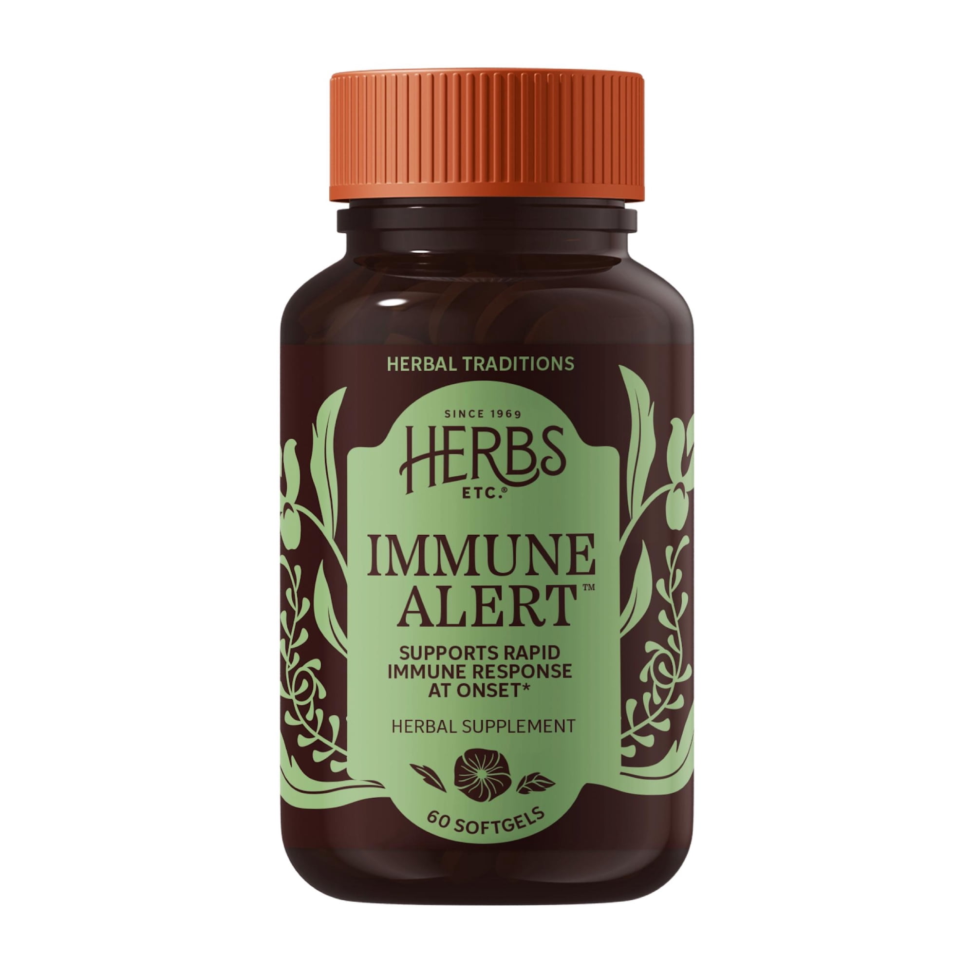 Herbs, Etc. Immune Alert Softgels, Immune Support, 60 Count (60 Servings)