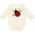 thumbnail image 3 of Inktastic Lady Bug and Hearts Girls Long Sleeve Baby Bodysuit, 3 of 5